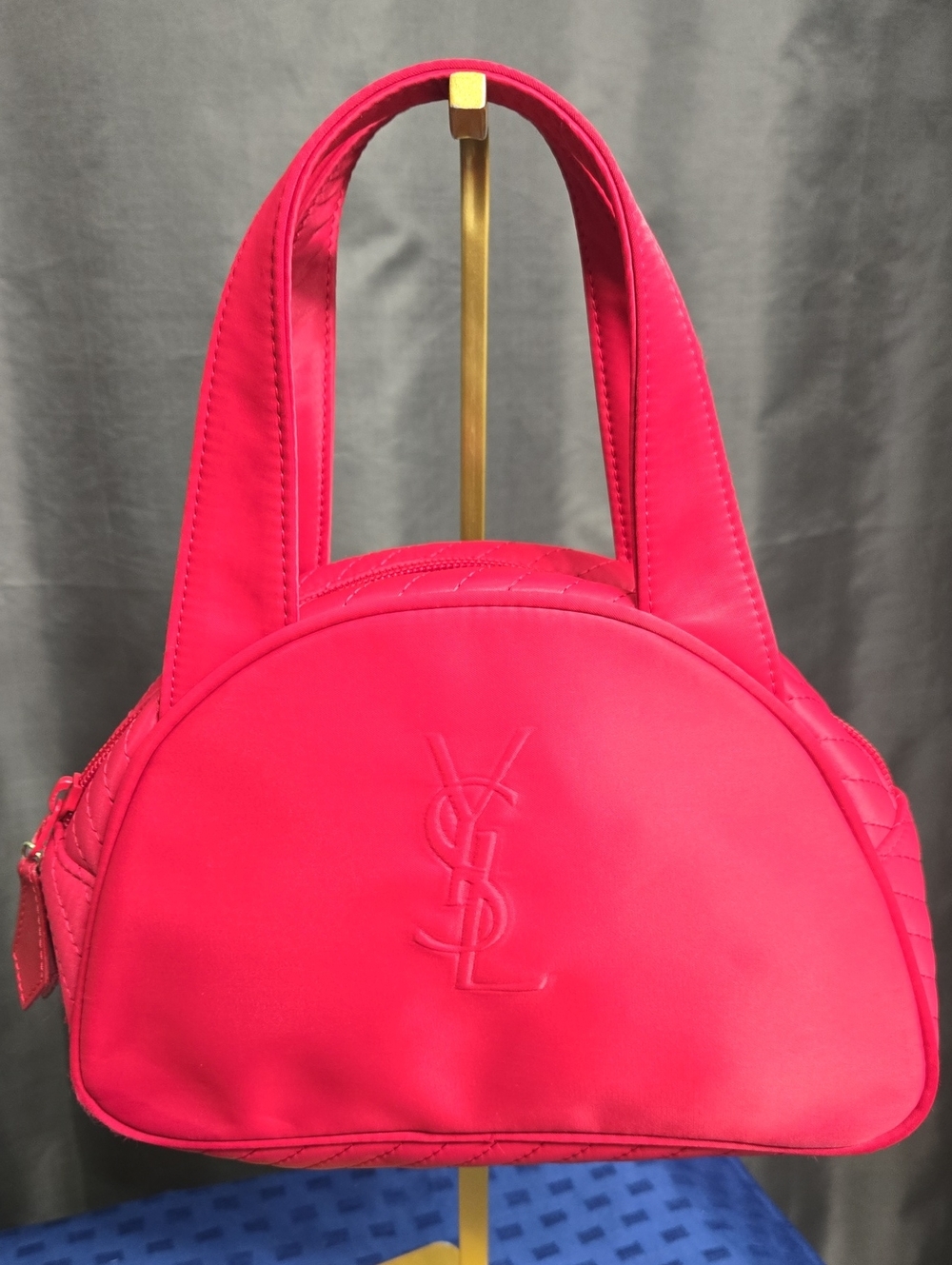 YSL Yves Saint Laurent Red Dome Mini Bag